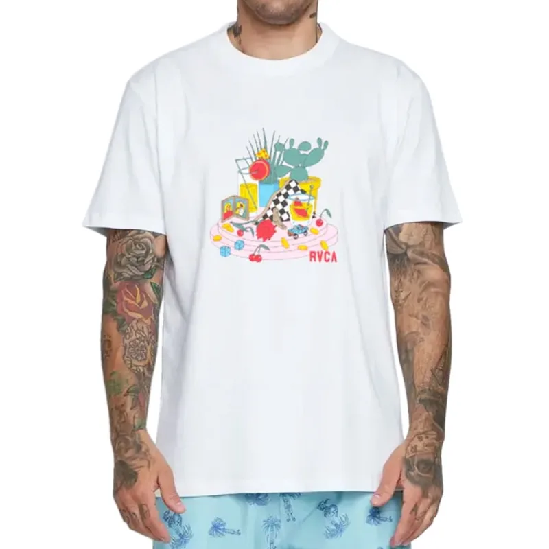 Camiseta Rvca Luke Still Life Branca