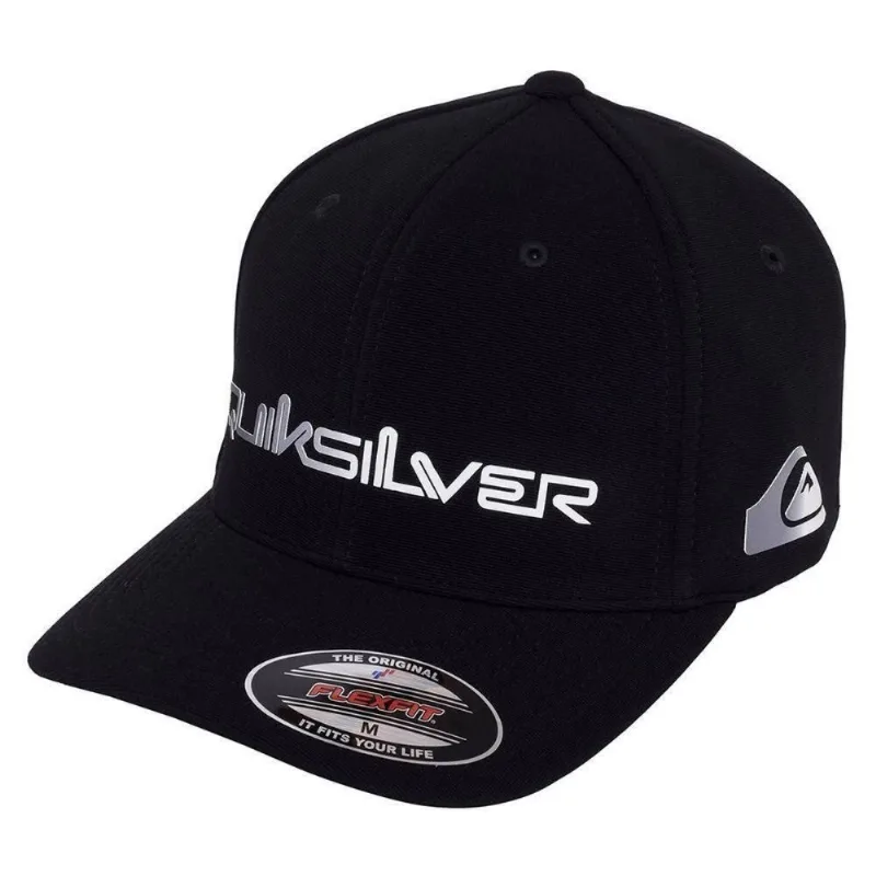 Boné Quiksilver Masculino Aba Curva Gradient Type New Wave Preto Adulto