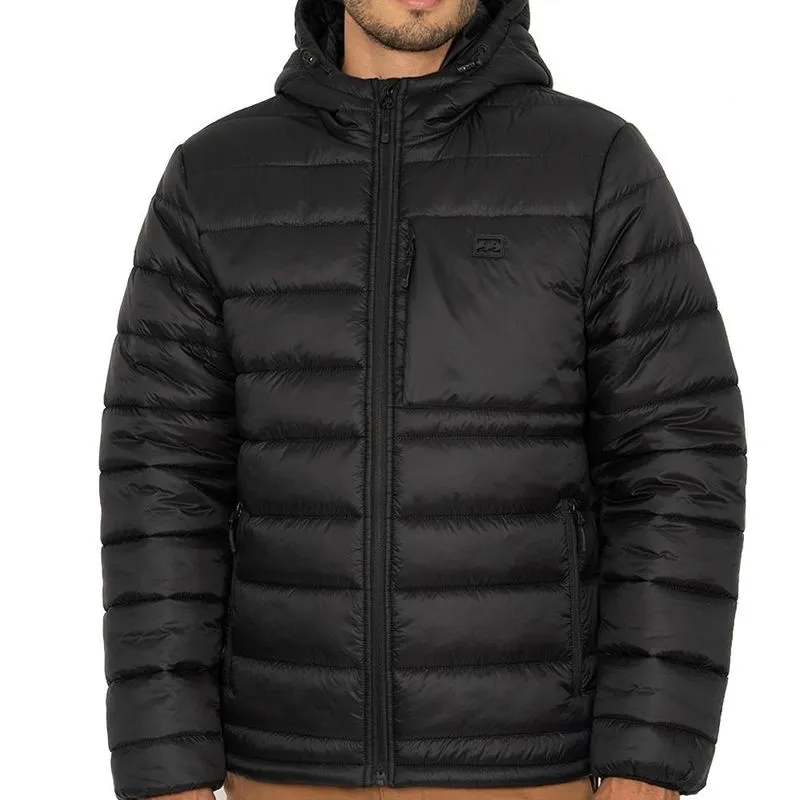 Jaqueta Billabong Rubber Icon Puffer WT26 Masculina Preto P / preto