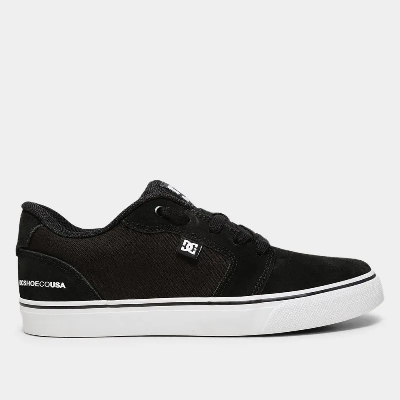 Tênis DC Shoes Anvil Blast Masculino - Masculino - Preto+Branco