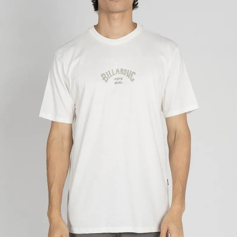Camiseta Billabong Mid Arch WT25 Masculina Off White GG / begê