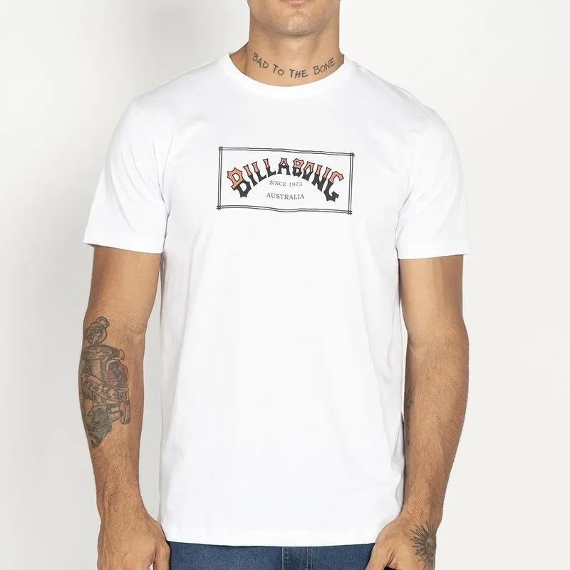Camiseta Billabong Arch WT25 Masculina Branco G / branco
