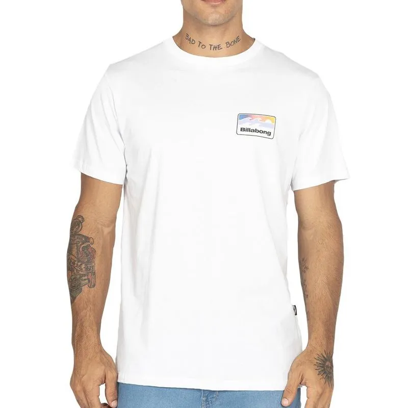Camiseta Billabong Runner WT25 Masculina Branco P / branco