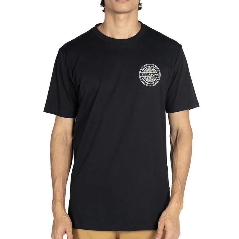 Camiseta Billabong Rotor WT25 Masculina Preto G / preto