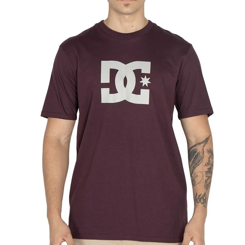 Camiseta DC Shoes DC Star WT25 Masculina Bordô GG / vermeho