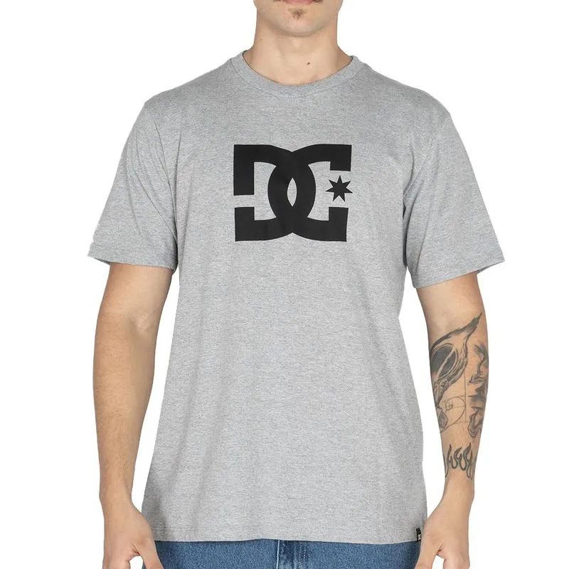 Camiseta DC Shoes DC Star WT25 Masculina Cinza Mescla GG / cinza