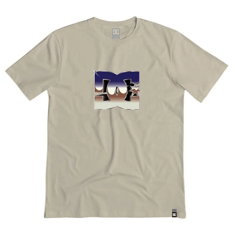 Camiseta DC Shoes Metallic Star WT25 Masculina Bege G / begê