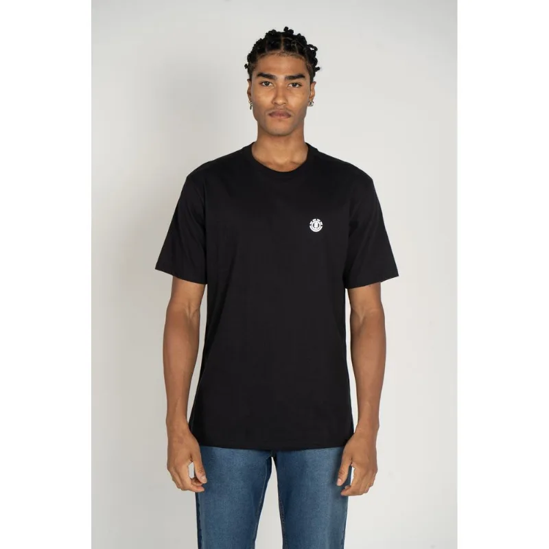 Camiseta Element M/C Basic Crew Preto-Preto-P
