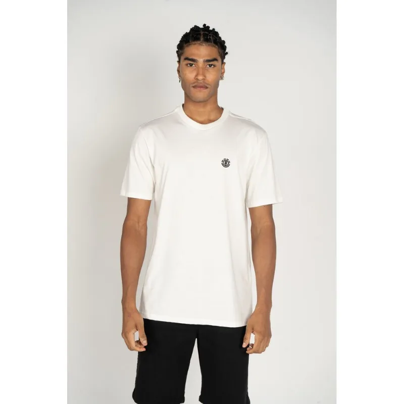 Camiseta Element M/C Basic Crew Snow White-SNOW WHITE-P