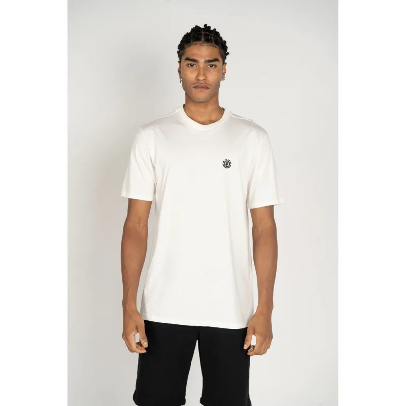 Camiseta Element M/C Basic Crew Snow White-SNOW WHITE-G