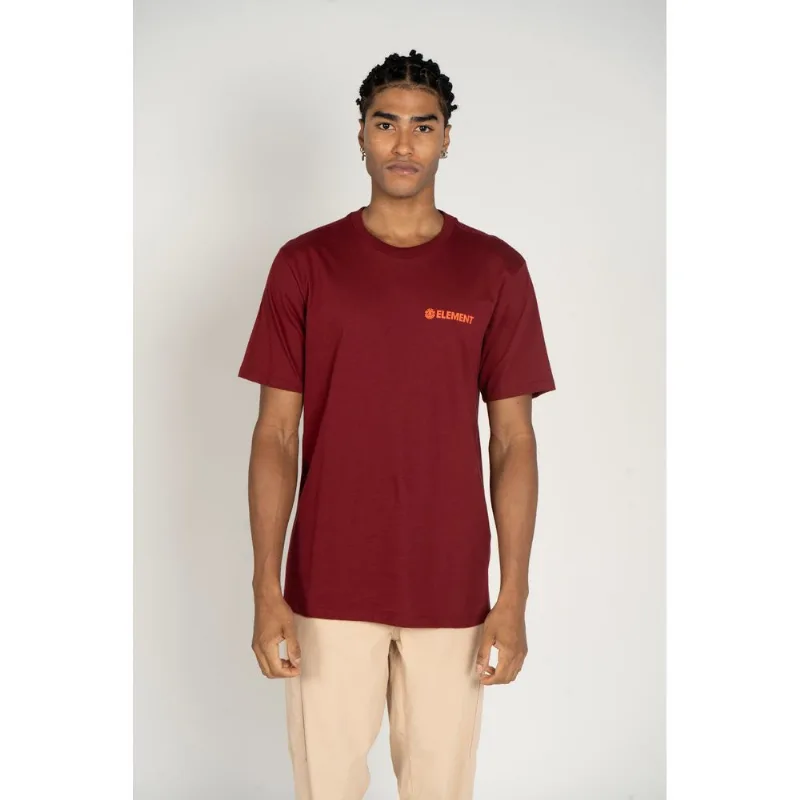 Camiseta Element M/C Blazin Chest Vinho-Vinho-M