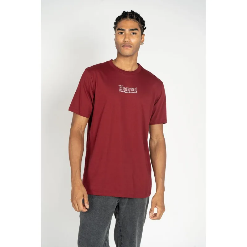 Camiseta Element M/C Dial Vinho-Vinho-G