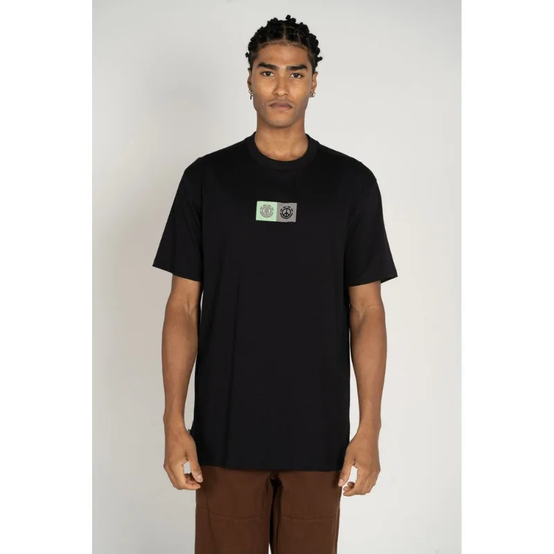 Camiseta Element M/C Dual Preto-Preto-P
