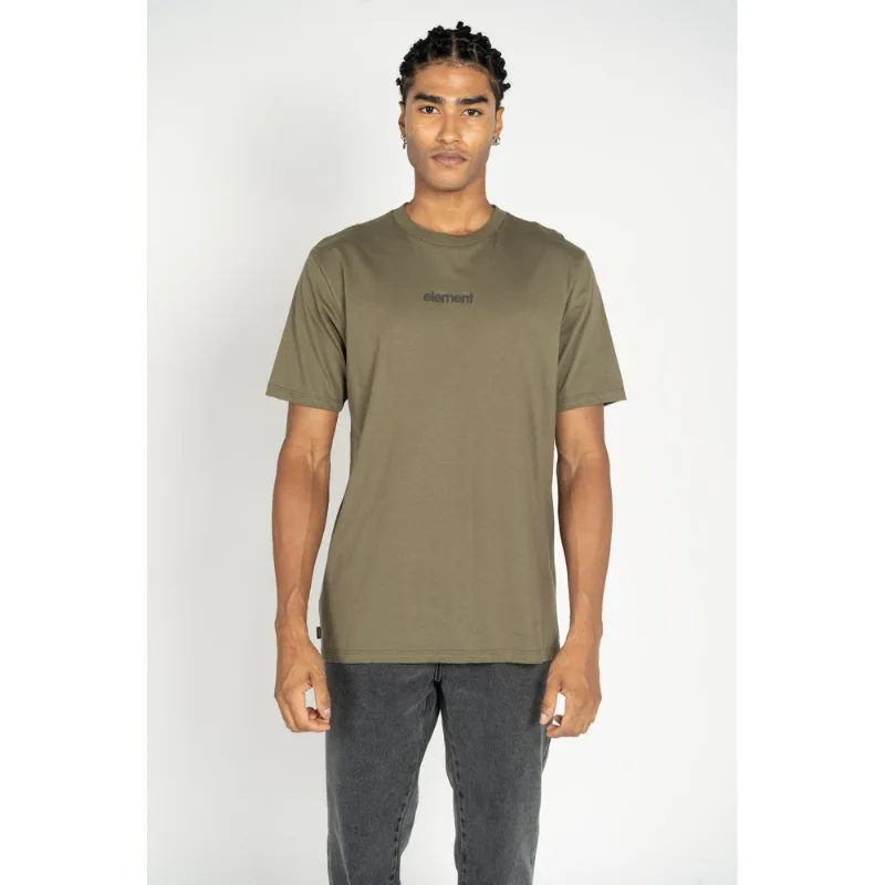 Camiseta Element M/C Simple Logo Verde Escuro-VERDE ESCURO-M