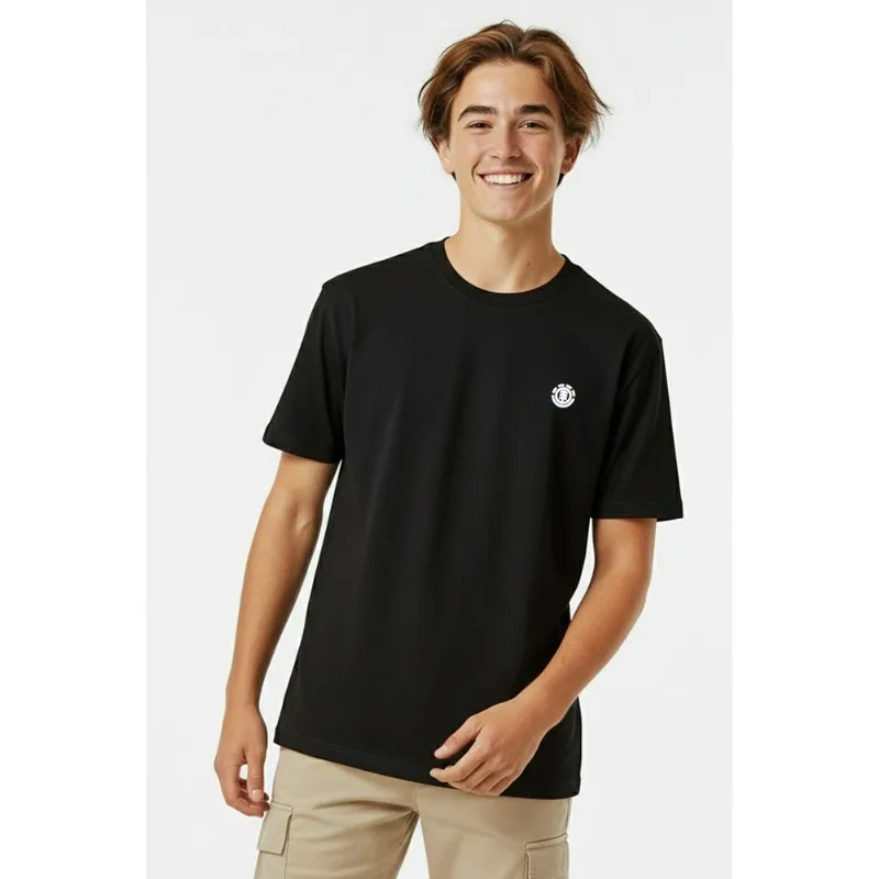 Camiseta Element M/C Basic Crew Tn Preto -Preto-14