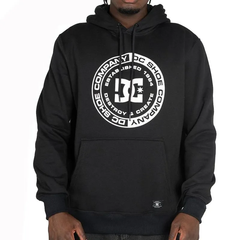 Moletom DC Shoes Canguru Star Pilot WT25 Preto GG / preto