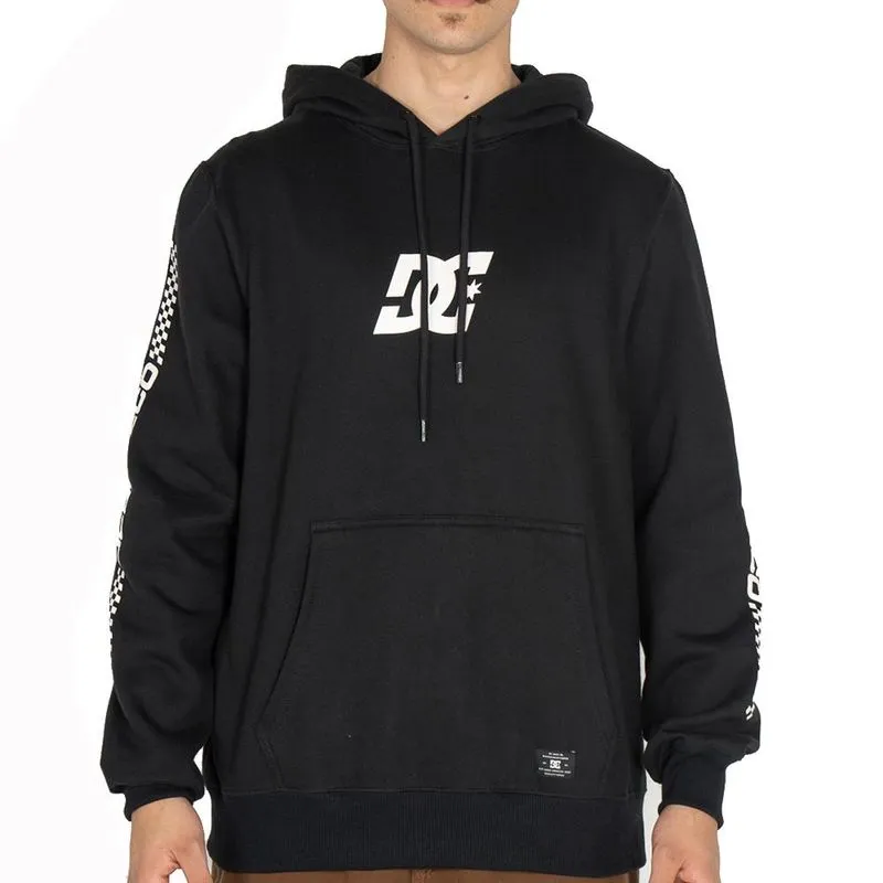 Moletom DC Shoes Canguru Star Racing WT25 Masculino Preto P / preto