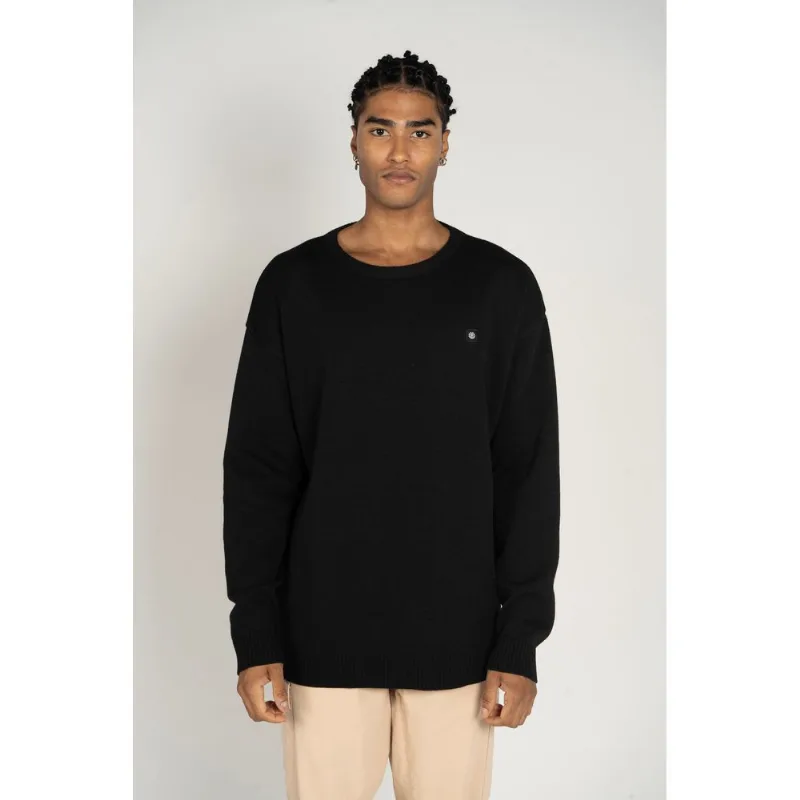 Tricot Element Classic Preto-Preto-P