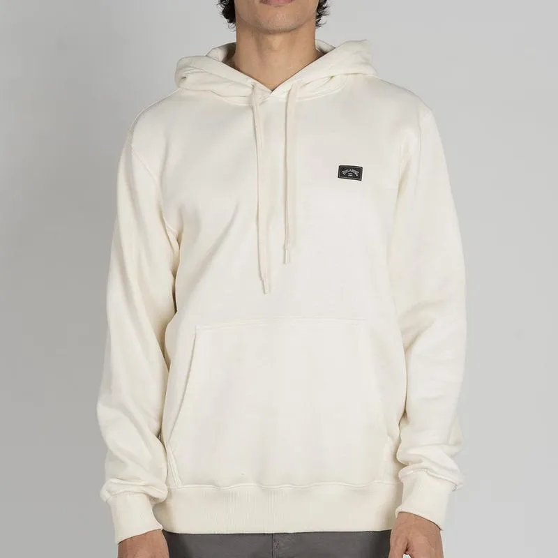Moletom Billabong Canguru Small Arch Patch WT25 Off White G / begê