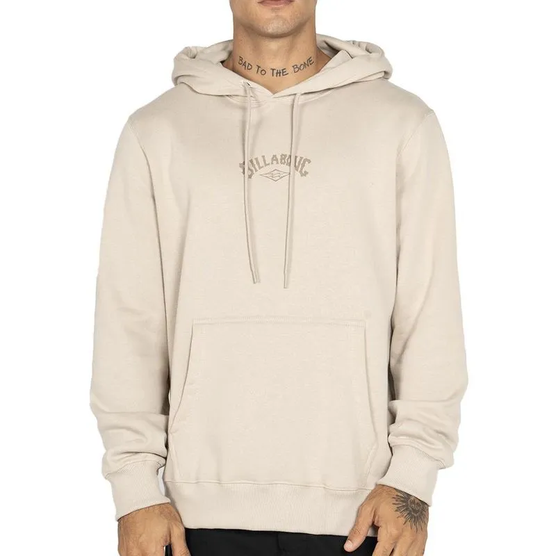 Moletom Billabong Canguru Mid Arch WT25 Masculino Areia P / begê
