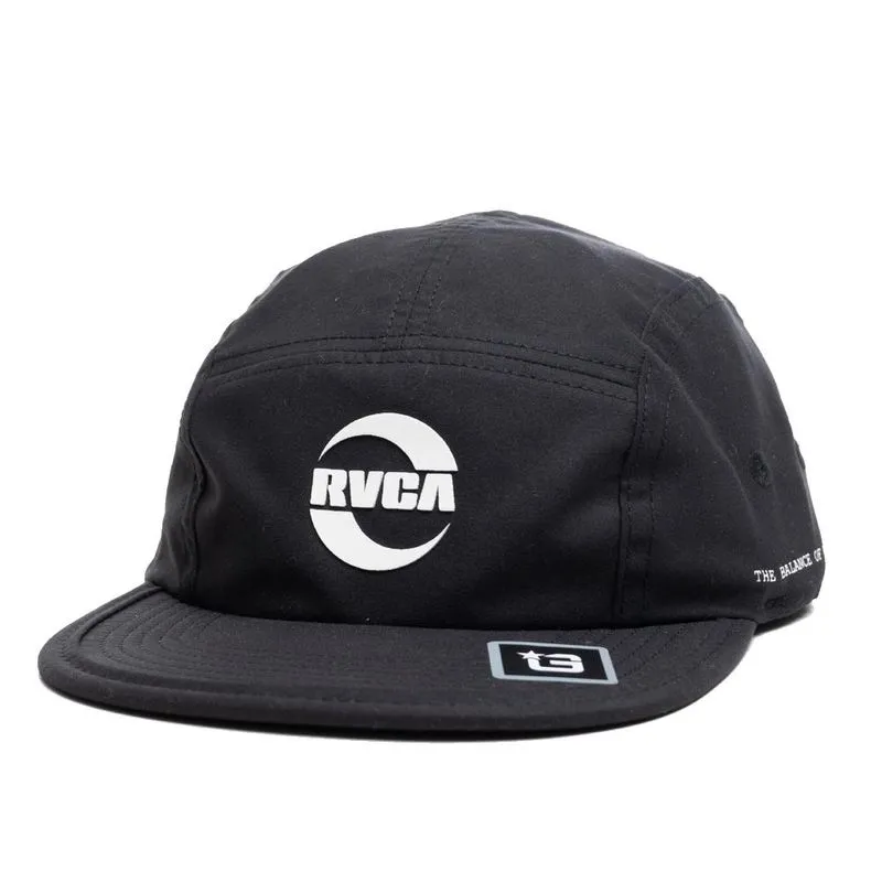 Boné RVCA Aba Curva Symbol 5 Panels WT25 Preto Único / preto