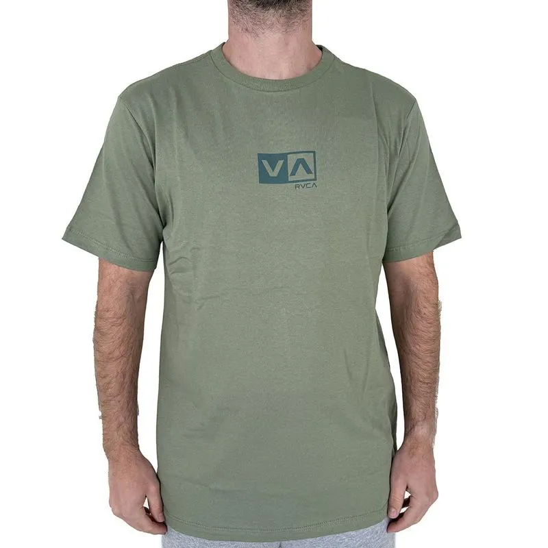 Camiseta RVCA Mini Balance Box WT25 Masculina Verde Militar M / verde