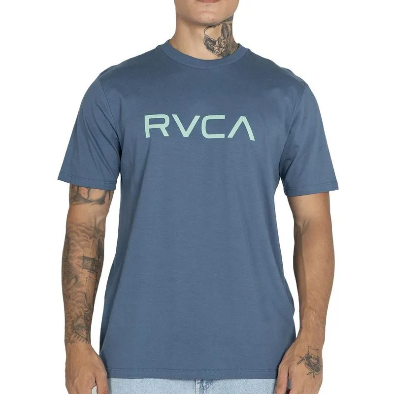 Camiseta RVCA Big RVCA Plus Size WT25 Masculina Azul Escuro 2G / azul