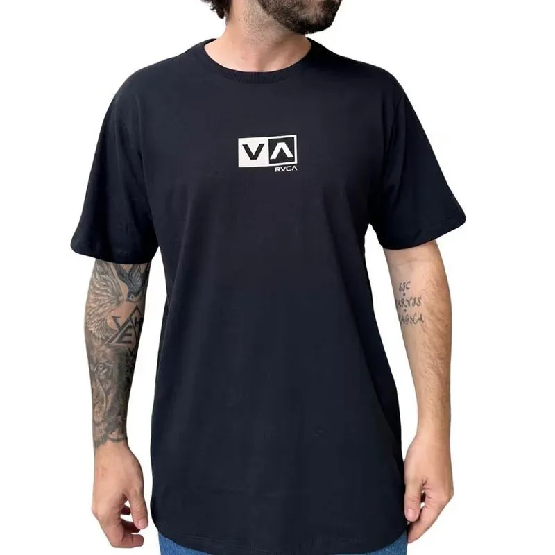 Camiseta RVCA Mini Balance Box PS WT25 Masculina Preto 2G / preto