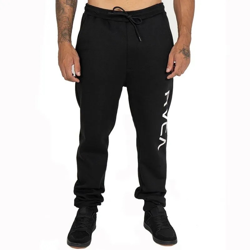 Calça RVCA Moletom Big RVCA 270G Masculina Preto G / preto
