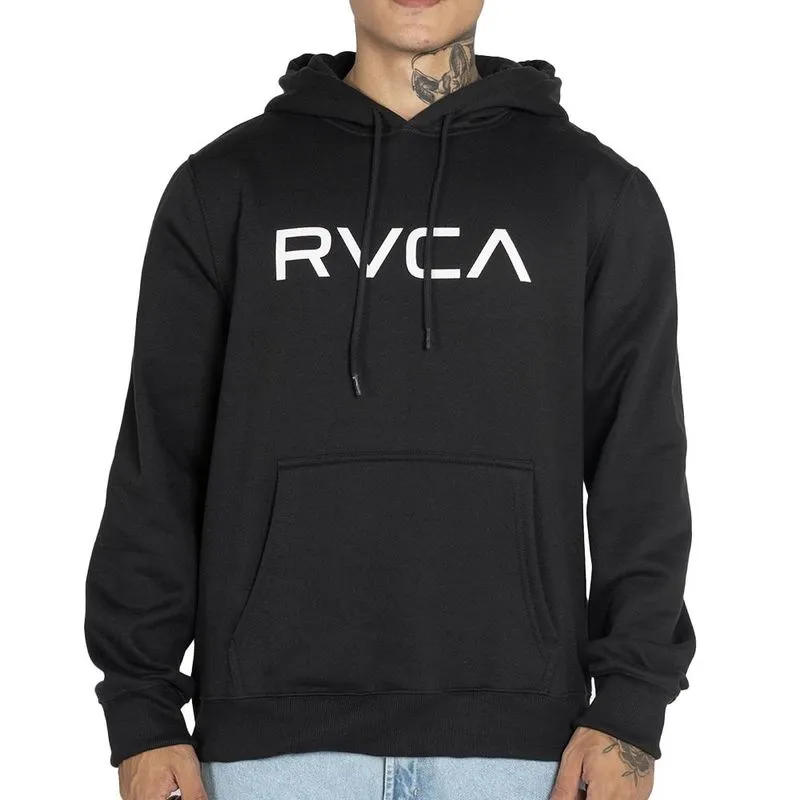 Moletom RVCA Canguru Big RVCA 270G WT25 Masculino Preto G / preto