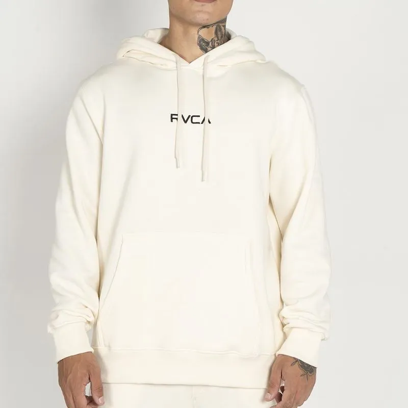 Moletom RVCA Canguru Tonally 270G WT25 Masculino Off White G / begê