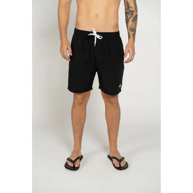 Boardshort Quiksilver Flat Everyday 19 Preto-Preto-M