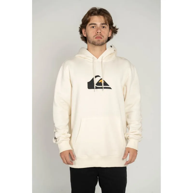 Moletom Quiksilver Fech Comp Logo Off White-Off White-P