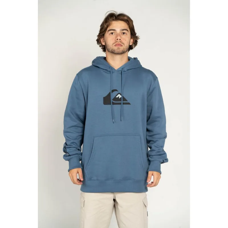 Moletom Quiksilver Fech Comp Logo Azul Escuro M