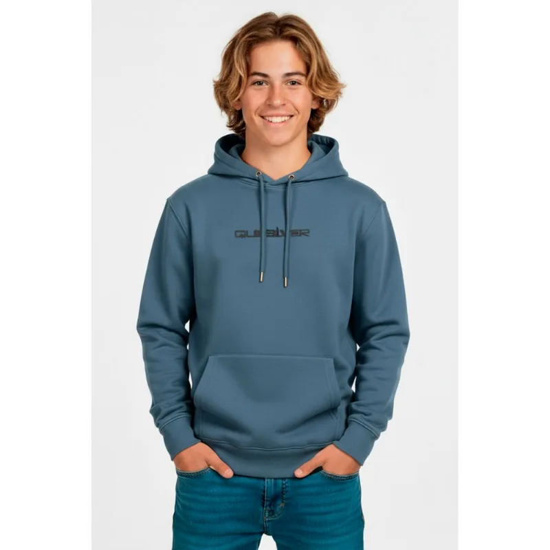 Moletom Quiksilver Fech Omni Logo Dna Tn Azul Escuro -AZUL ESCURO-10