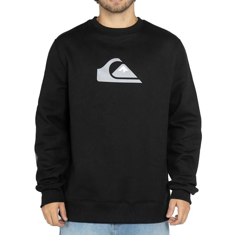 Moletom Quiksilver Careca Comp Logo WT25 Masculino Preto G / preto
