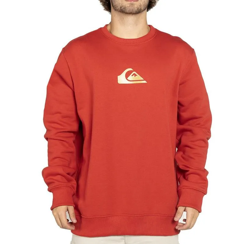 Moletom Quiksilver Careca Metal Comp WT25 Masculina Vermelho P / vermeho