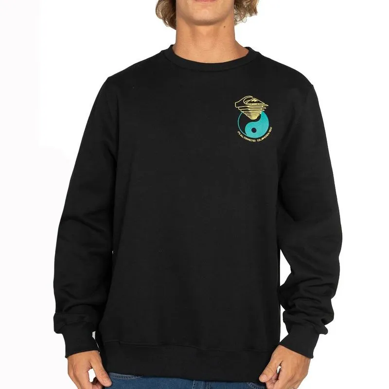 Moletom Quiksilver Careca Hypnotic Wave WT25 Masculino Preto G / preto