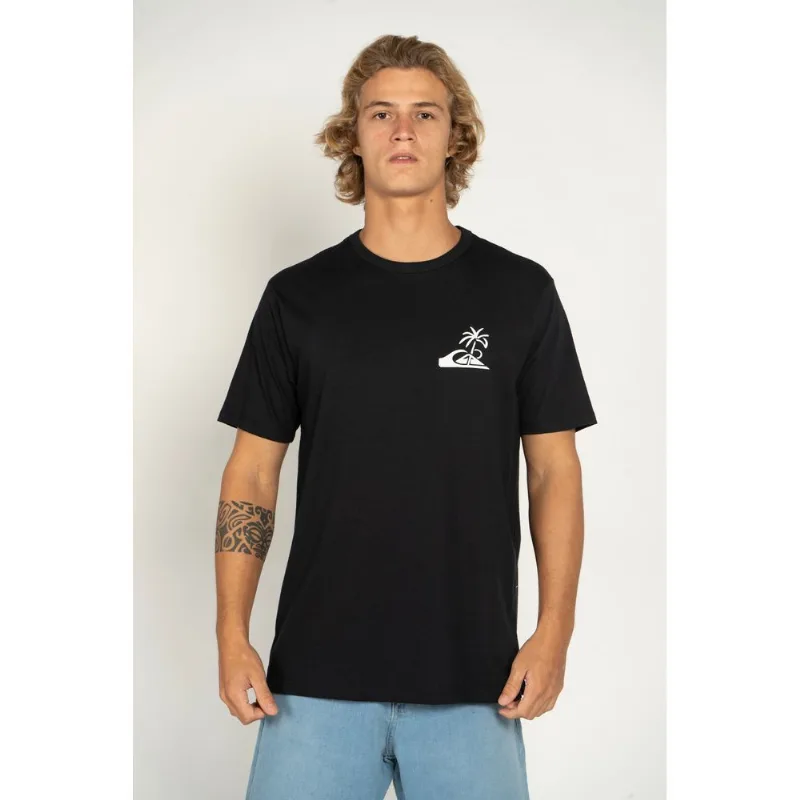 Camiseta Quiksilver M/C Heat Waves Double Preto-Preto-M