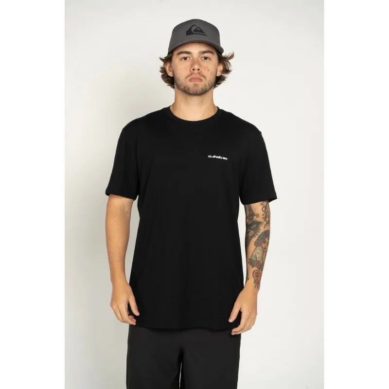 Camiseta Quiksilver M/C Essential Touch Preto-Preto-P