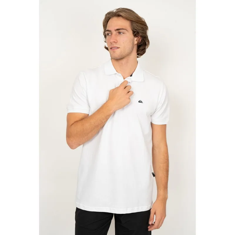 Polo Quiksilver M/C Embroidery Piquet Branco-Branco-P
