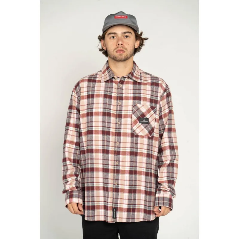 Camisa Quiksilver M/L Classic Flannel Vermelho-Vermelho-GG