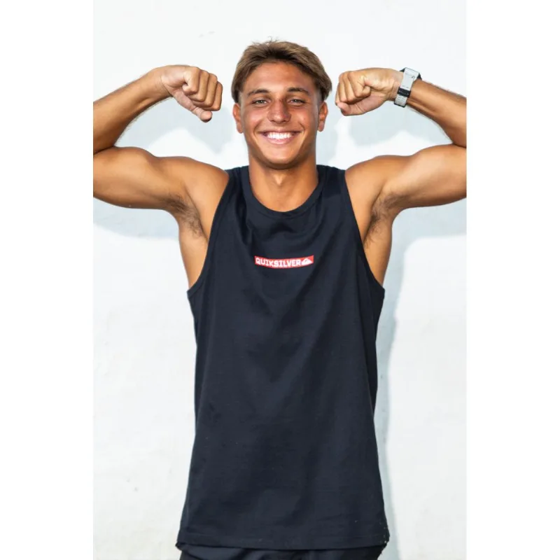 Regata Quiksilver Clicker Logo Dna Preto-Preto-GG