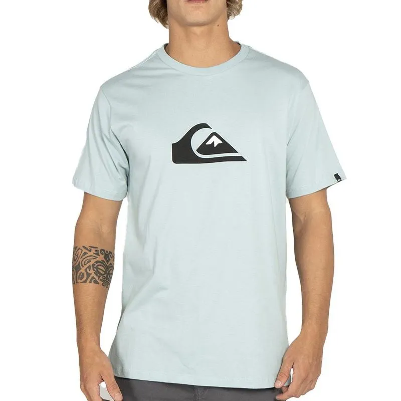Camiseta Quiksilver Comp Logo WT25 Masculina Azul Claro M / azul