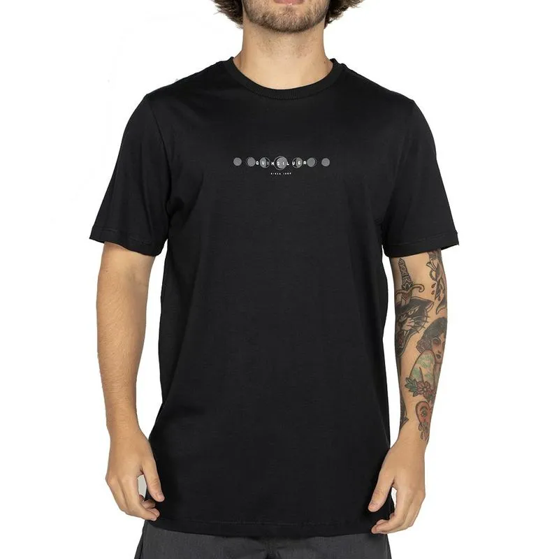 Camiseta Quiksilver Clicker Logo DNA WT25 Snow White GG / preto