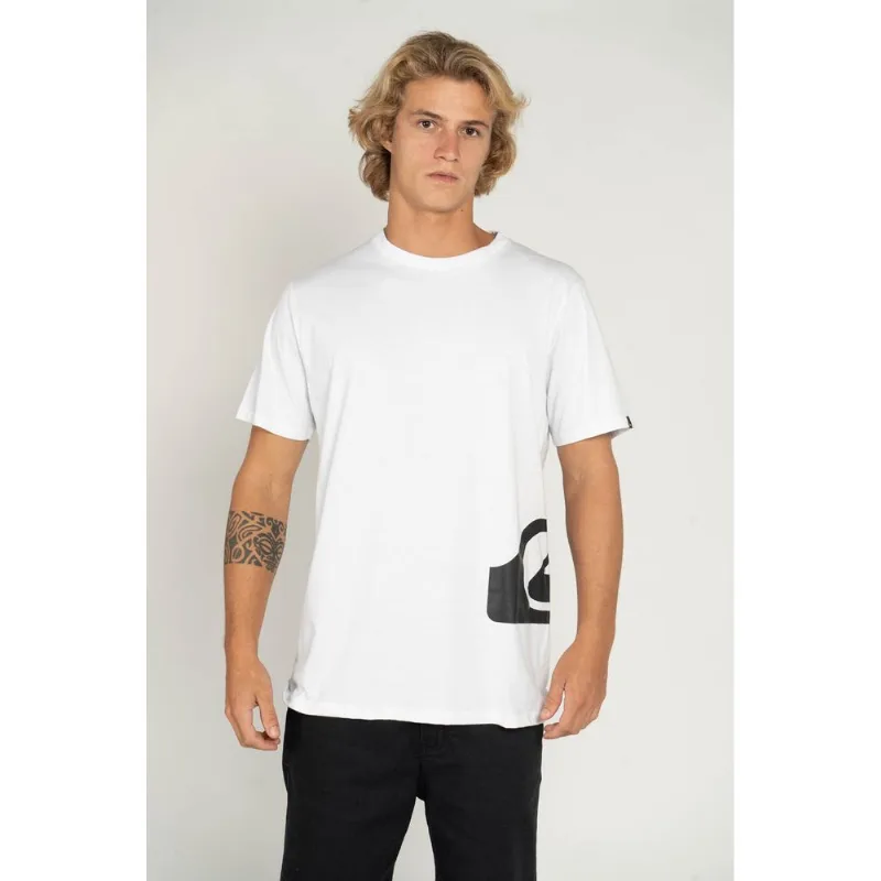 Camiseta Quiksilver M/C Side Logo Branco-Branco-GG