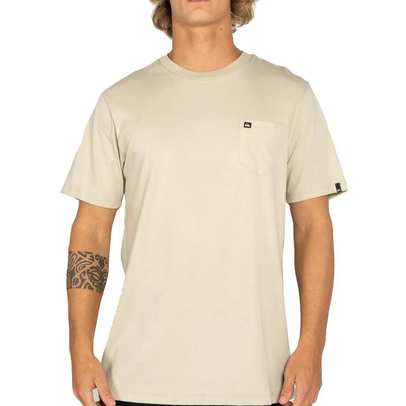 Camiseta Quiksilver Omni Pocket WT25 Masculina Areia GG / begê