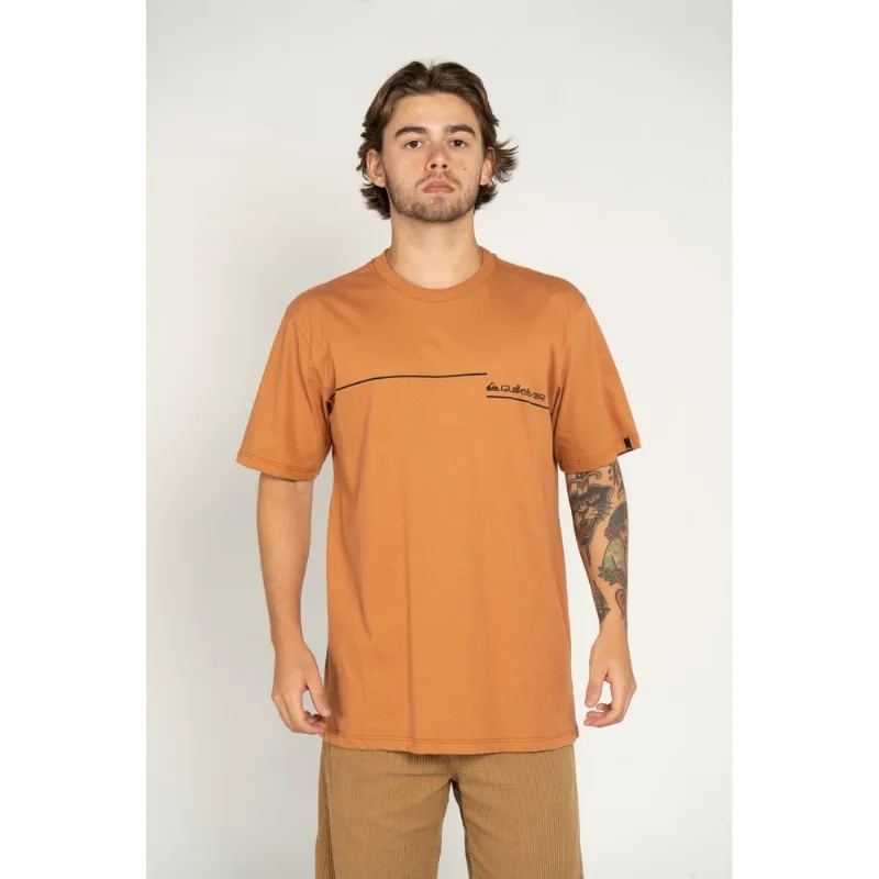 Camiseta Quiksilver M/C New Lines Mostarda-Mostarda-G