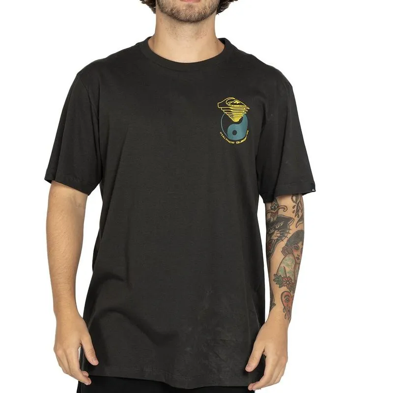 Camiseta Quiksilver Hypnotic Wave W25 Masculina Cinza Escuro M / chumbo