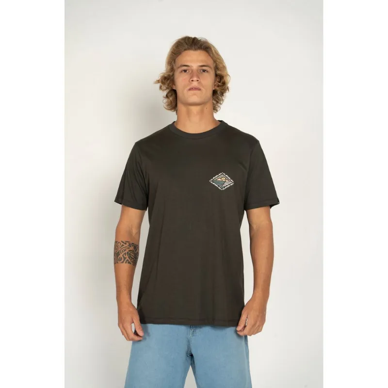 Camiseta Quiksilver M/C Future Island Cinza Escuro-CINZA ESCURO-GG